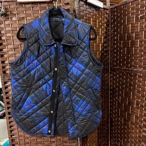 Ralph Lauren Quilted Vest in Navy and Black